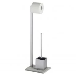 WENKO Accessoires WC Granit - Acier inoxydable -Accessoires de salle de bain Soldes 1000103677 200519 12503600035 DETAILS P000000001000103677