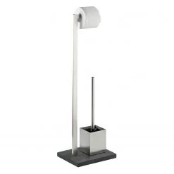WENKO Accessoire WC Slate Rock - Acier inoxydable