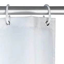 WENKO Rideau de douche Stones Flower - Fibres synthétiques - Crème / Gris -Accessoires de salle de bain Soldes 1000122749 200519 12504200104 DETAILS P000000001000122749