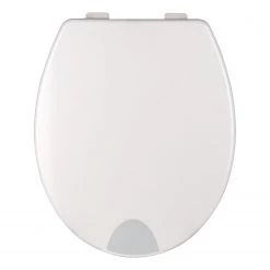 WENKO Siège WC Contenda - Matière plastique - Blanc