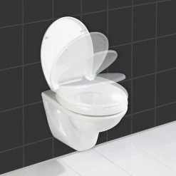 WENKO Siège WC Contenda - Matière plastique - Blanc -Accessoires de salle de bain Soldes 1000145181 190129 06305300038 GALLERYIMAGES P000000001000145181