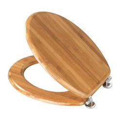 WENKO Siège WC Kilitten - Bambou massif -Accessoires de salle de bain Soldes 1000145196 190129 06305600064 GALLERYIMAGES P000000001000145196