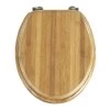 WENKO Siège WC Kilitten - Bambou massif