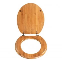WENKO Siège WC Kilitten - Bambou massif -Accessoires de salle de bain Soldes 1000145196 200519 12504800173 DETAILS P000000001000145196