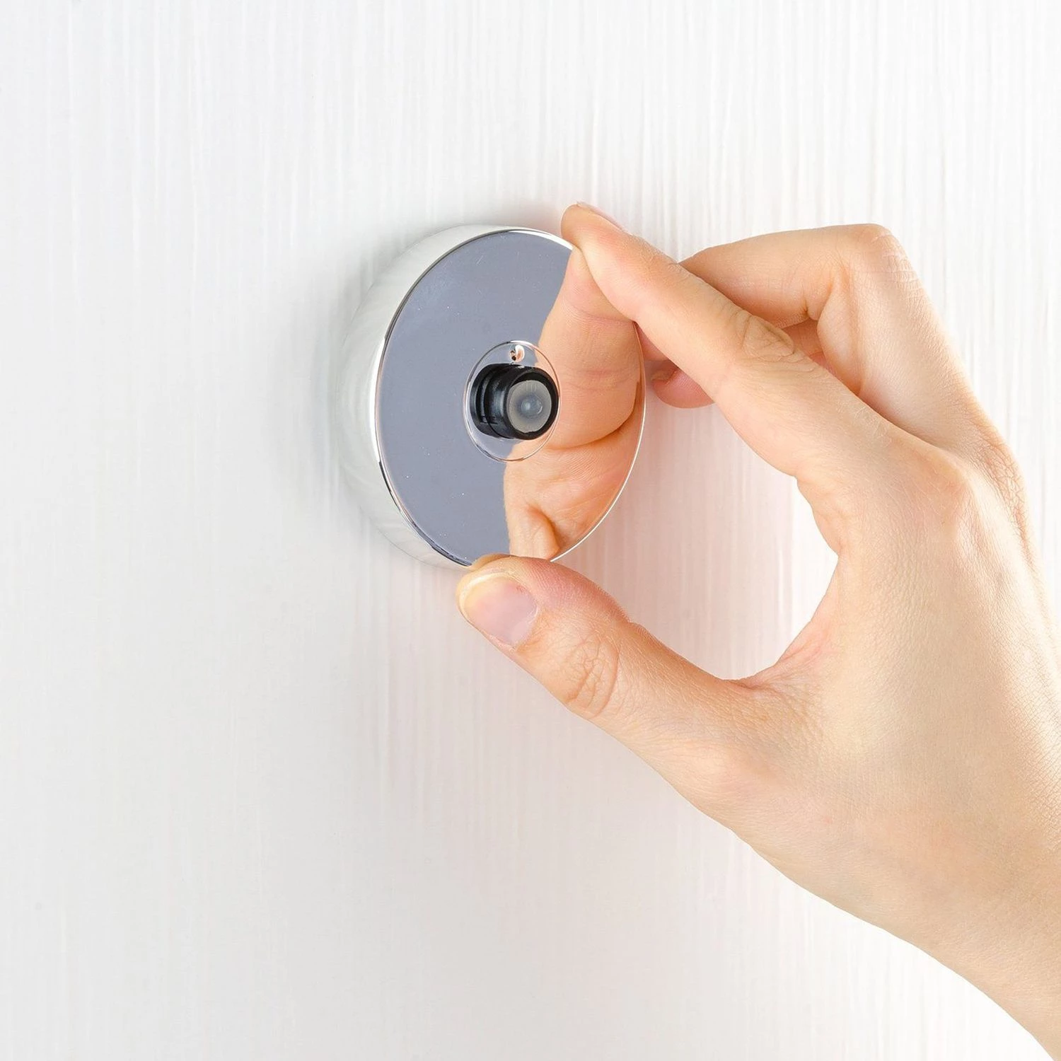 WENKO Bosse à WC à ventouse Quadro - Acier inoxydable - transparent 2 WENKO Bosse à WC à ventouse Quadro - Acier inoxydable - transparent – Image 2