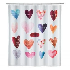 WENKO Rideau de douche Love