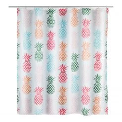 WENKO Rideau de douche Ananas