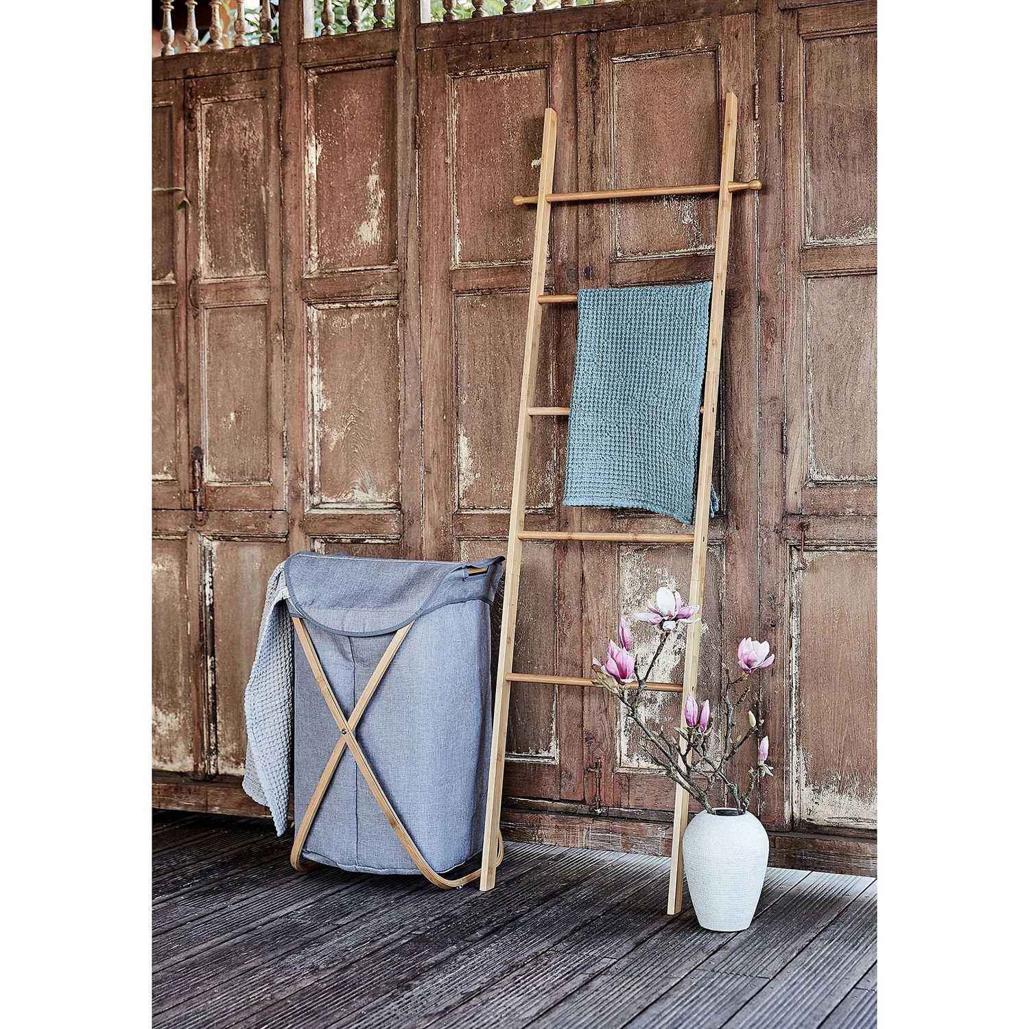 WENKO Porte-serviettes Bahari - Bambou massif 2 WENKO Porte-serviettes Bahari - Bambou massif – Image 2