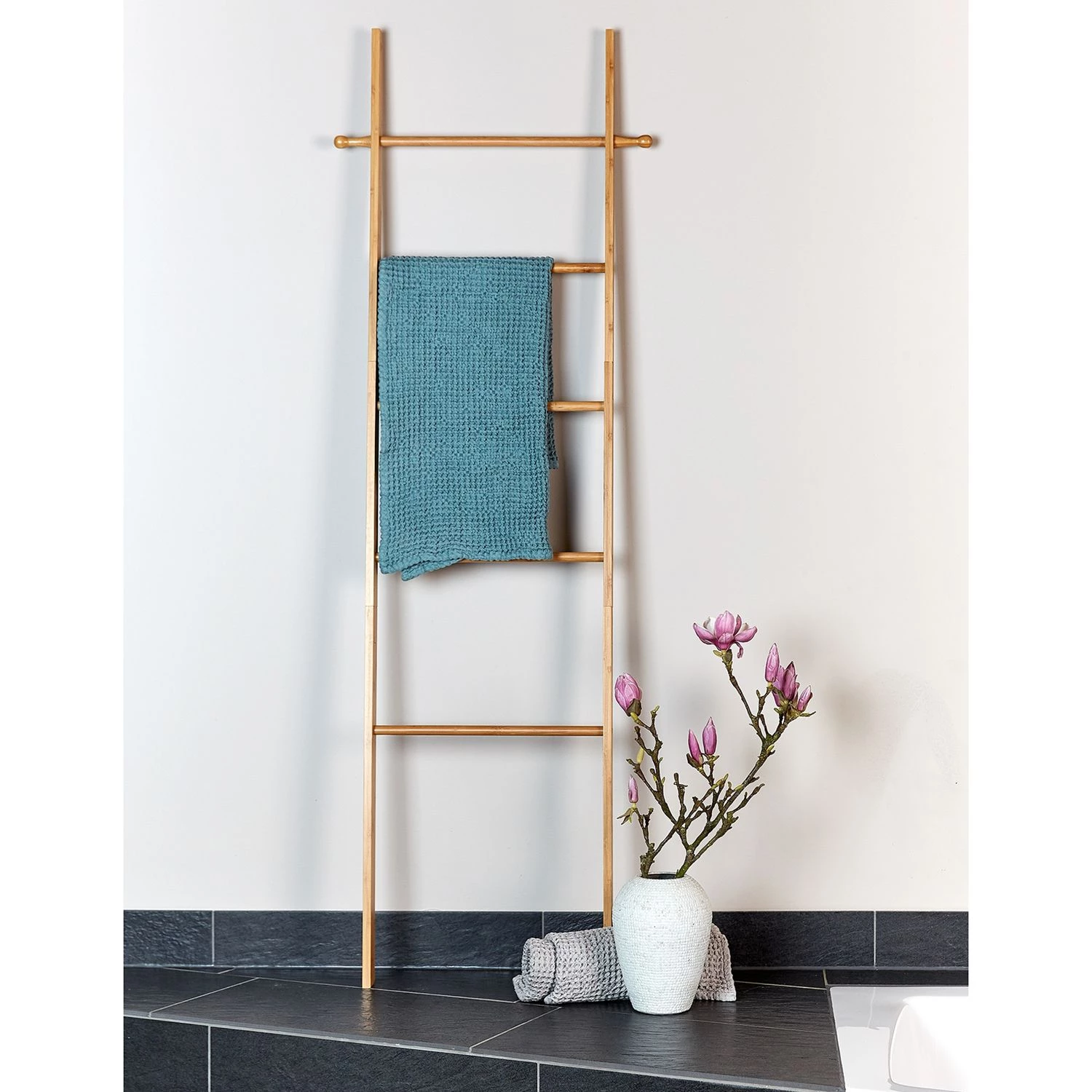 WENKO Porte-serviettes Bahari - Bambou massif 4 WENKO Porte-serviettes Bahari - Bambou massif – Image 4