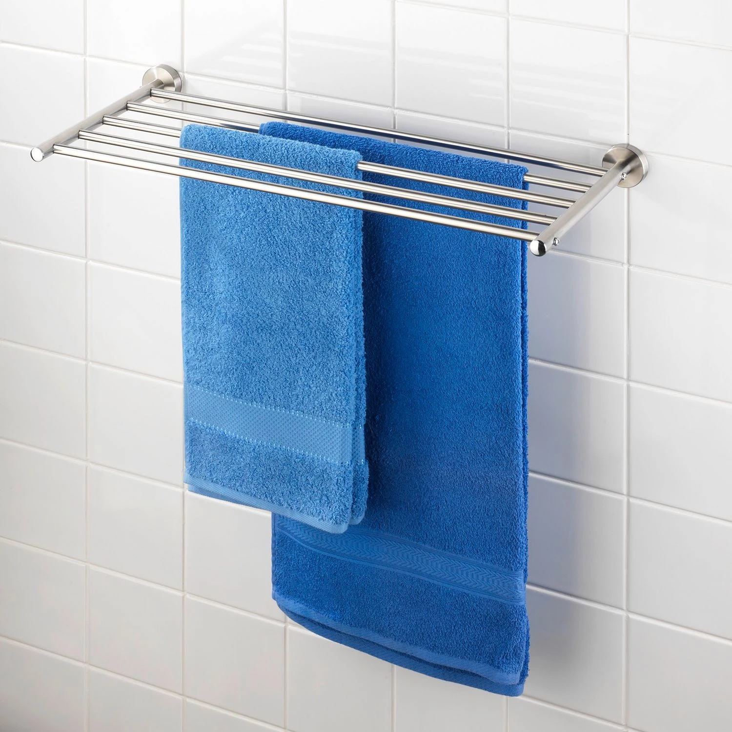 WENKO Porte-serviettes Faella - Acier inoxydable - Argenté 2 WENKO Porte-serviettes Faella - Acier inoxydable - Argenté – Image 2