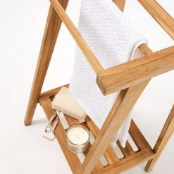 Norrwood Porte-serviettes Petropolis - Teck massif -Accessoires de salle de bain Soldes 1000167745 190416 11592400042 GALLERYIMAGES P000000001000167745