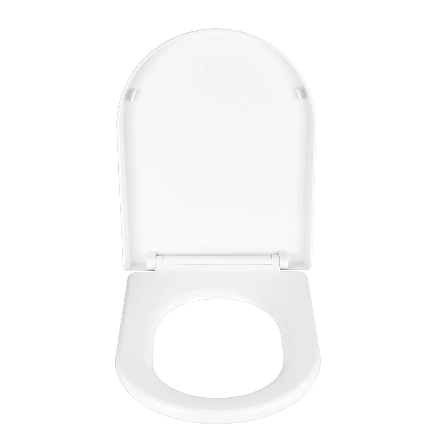 WENKO Siège WC Calla - Thermoplastique - Blanc 2 WENKO Siège WC Calla - Thermoplastique - Blanc – Image 2
