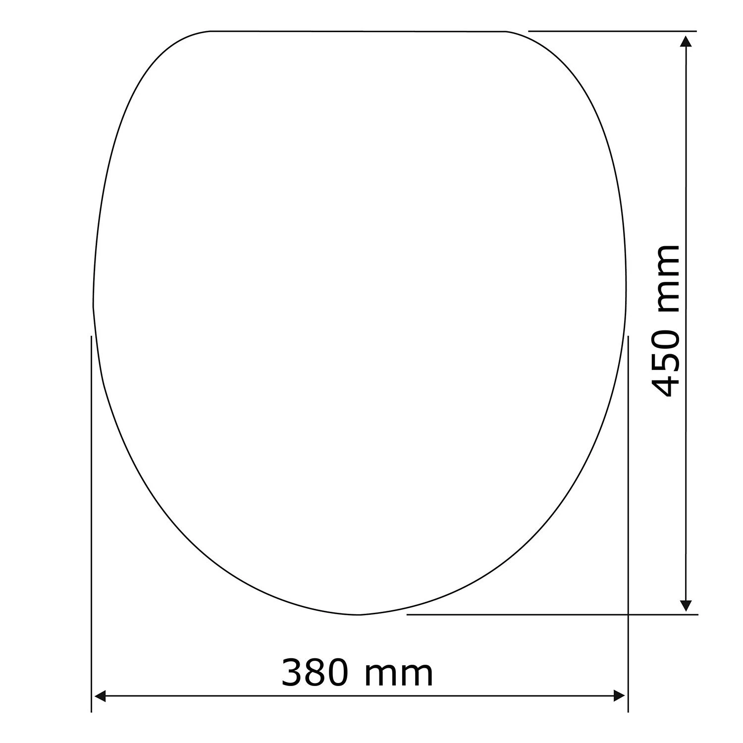 WENKO Siège WC Calla - Thermoplastique - Blanc 4 WENKO Siège WC Calla - Thermoplastique - Blanc – Image 4