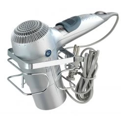 WENKO Porte sèche-cheveux Premium - Acier inoxydable / Argenté -Accessoires de salle de bain Soldes 1000181442 190716 12364700049 DETAILS P000000001000181442