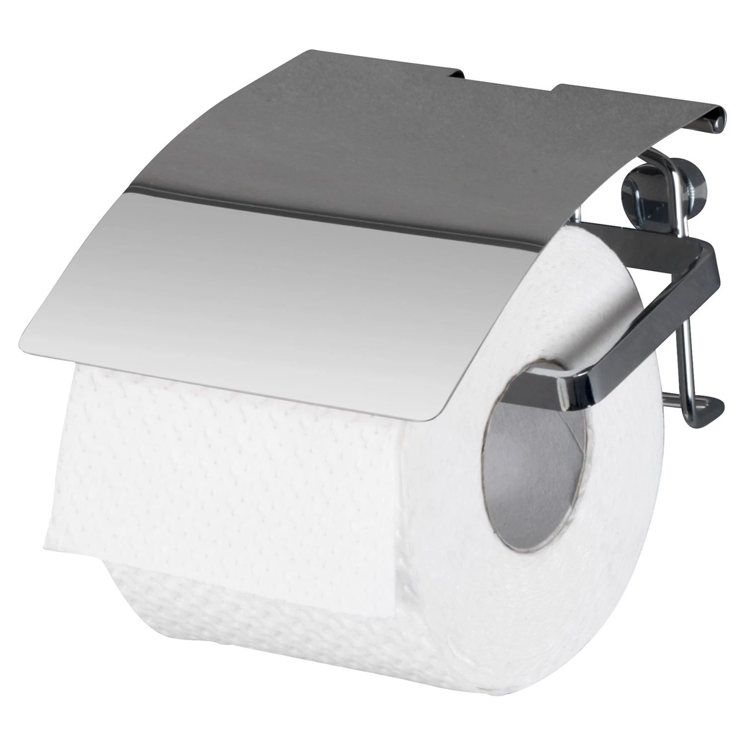 WENKO Porte papier toilette Premium - Acier inoxydable / Argenté 1 WENKO Porte papier toilette Premium - Acier inoxydable / Argenté