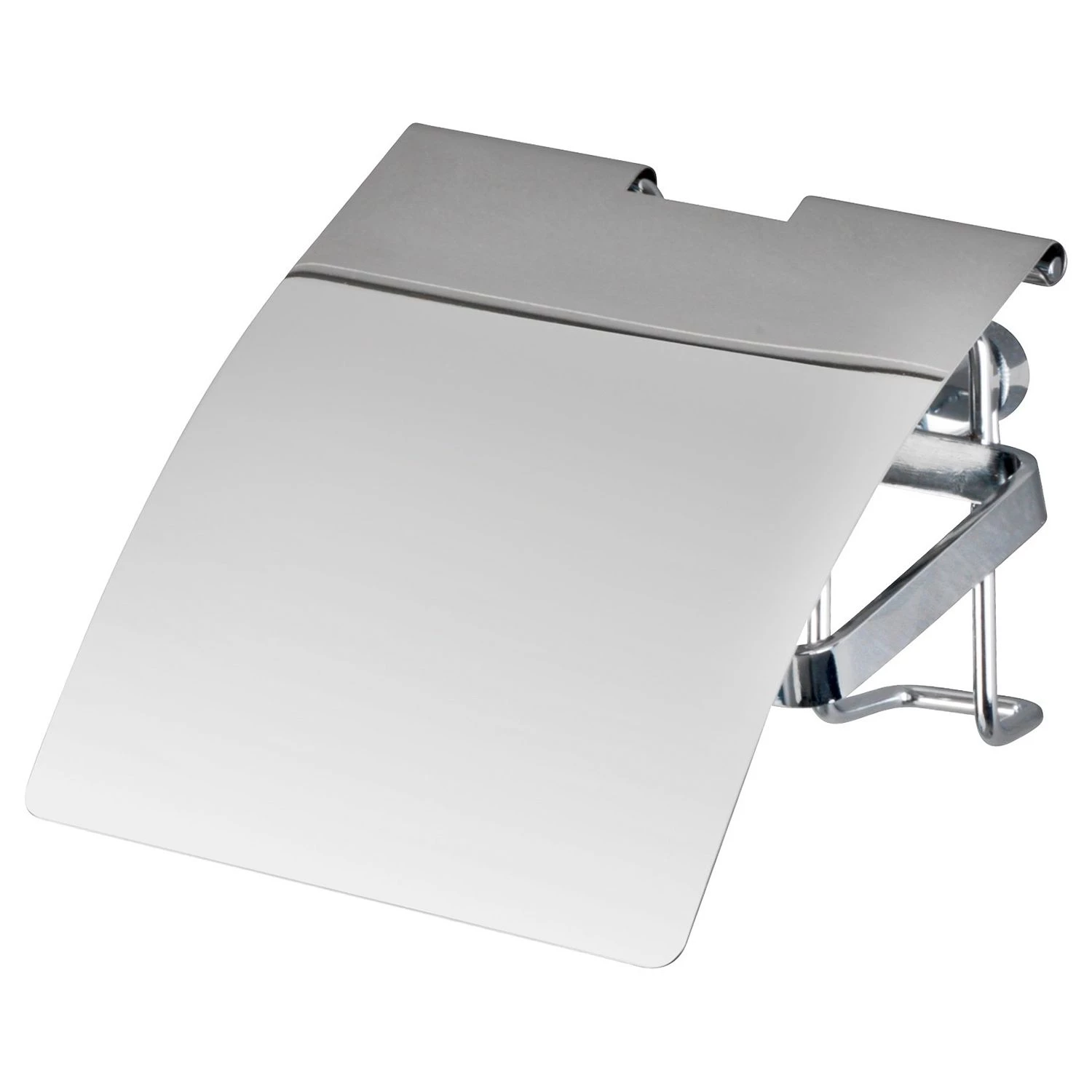 WENKO Porte papier toilette Premium - Acier inoxydable / Argenté 5 WENKO Porte papier toilette Premium - Acier inoxydable / Argenté – Image 5