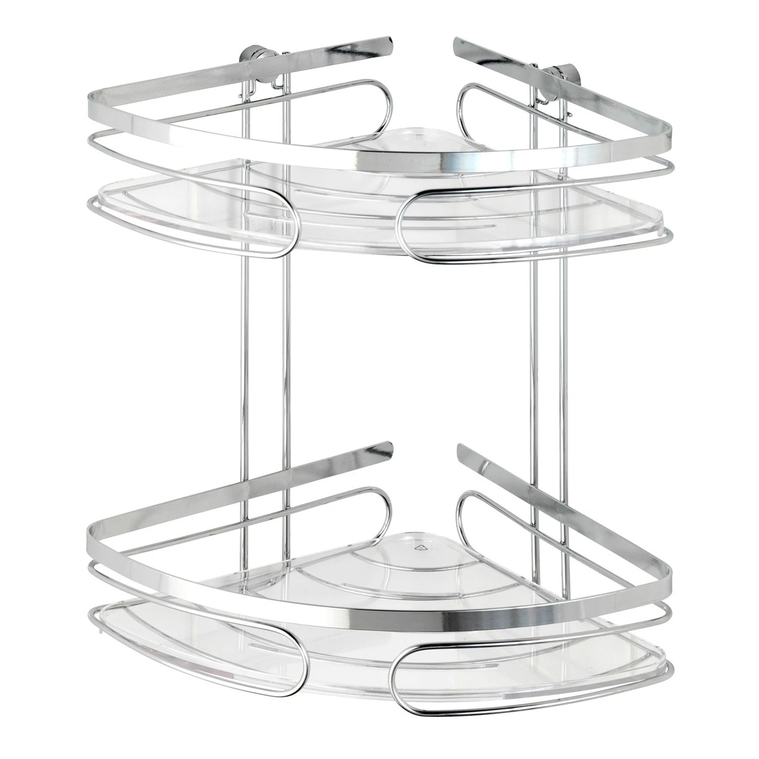 WENKO Porte-savon d’angle Premium - Acier inoxydable / Argenté 4 WENKO Porte-savon d’angle Premium - Acier inoxydable / Argenté – Image 4