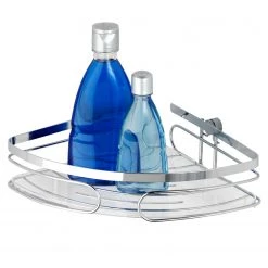 WENKO Porte-savon d’angle Premium I - Acier inoxydable / Argenté