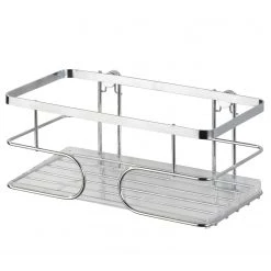 WENKO Porte-savon mural Premium II - Acier inoxydable / Argenté -Accessoires de salle de bain Soldes 1000181481 190716 12365100175 DETAILS P000000001000181481