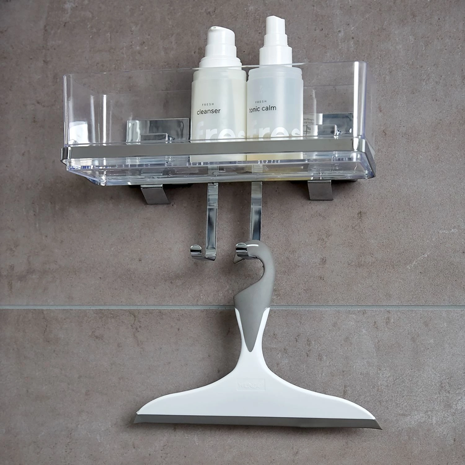 WENKO Porte-savon Vacuum-Loc Quadro II - Acier inoxydable / ABS - Chrome 3 WENKO Porte-savon Vacuum-Loc Quadro II - Acier inoxydable / ABS - Chrome – Image 3