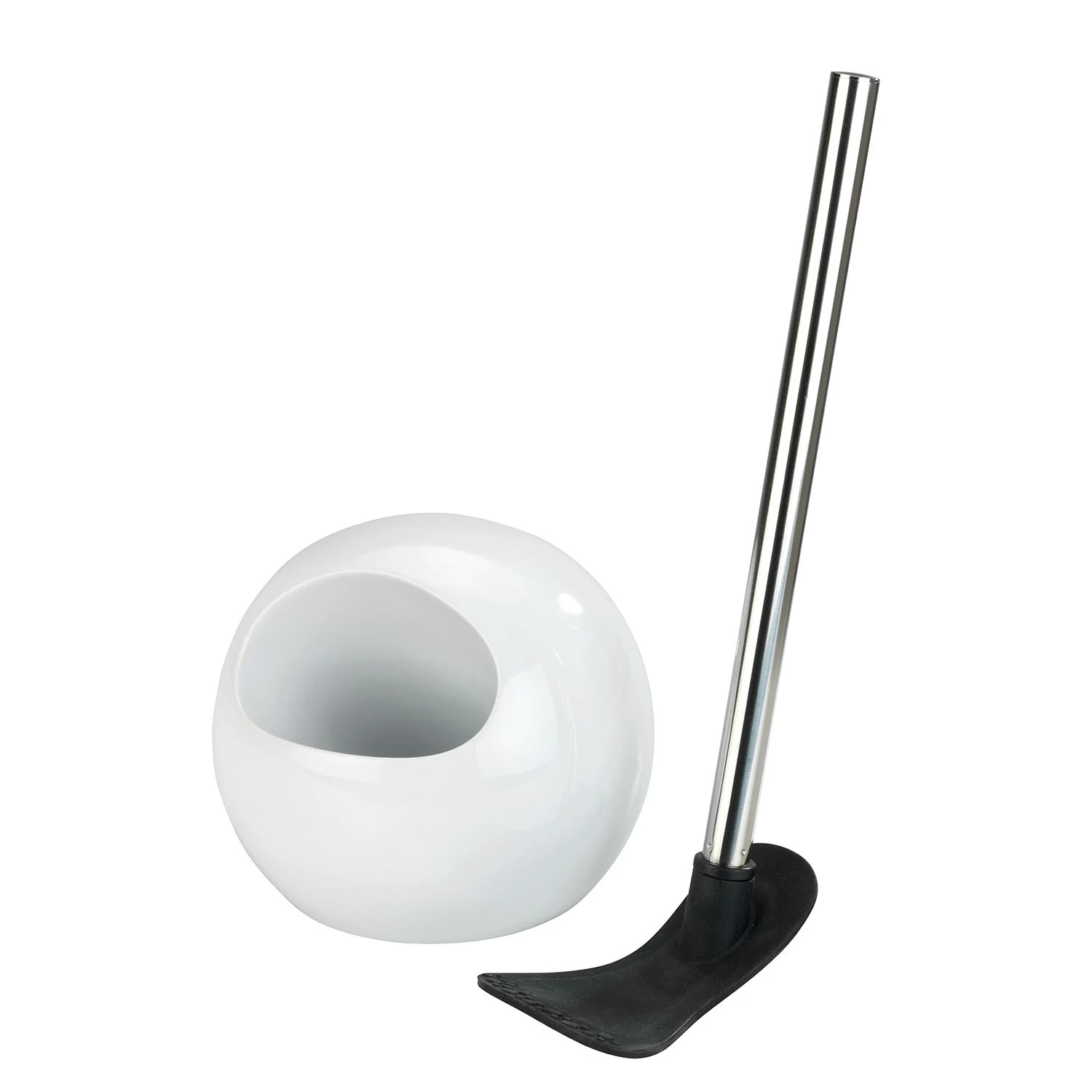 WENKO Brosse WC Rimless - Céramique - Blanc 2 WENKO Brosse WC Rimless - Céramique - Blanc – Image 2