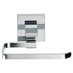 WENKO Porte papier toilette Quadro - Acier inoxydable / ABS - Chrome -Accessoires de salle de bain Soldes 1000181489 190716 12365300220 DETAILS P000000001000181489