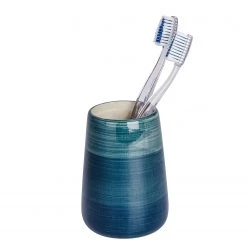 WENKO Accessoires salle de bain Pottery (3 él) - Céramique - Bleu pétrole 11 WENKO Accessoires salle de bain Pottery (3 él) - Céramique - Bleu pétrole -Accessoires de salle de bain Soldes 1000181495 190716 12365400251 DETAILS P000000001000181495