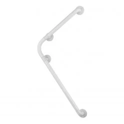 WENKO Barre d’appui Secura III - Aluminium / Matière plastique - Blanc