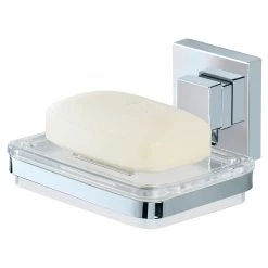 WENKO Porte-savons Quadro (lot de 2) - Acier inoxydable / ABS - Chrome 9 WENKO Porte-savons Quadro (lot de 2) - Acier inoxydable / ABS - Chrome -Accessoires de salle de bain Soldes 1000181509 190716 12365600302 DETAILS P000000001000181509