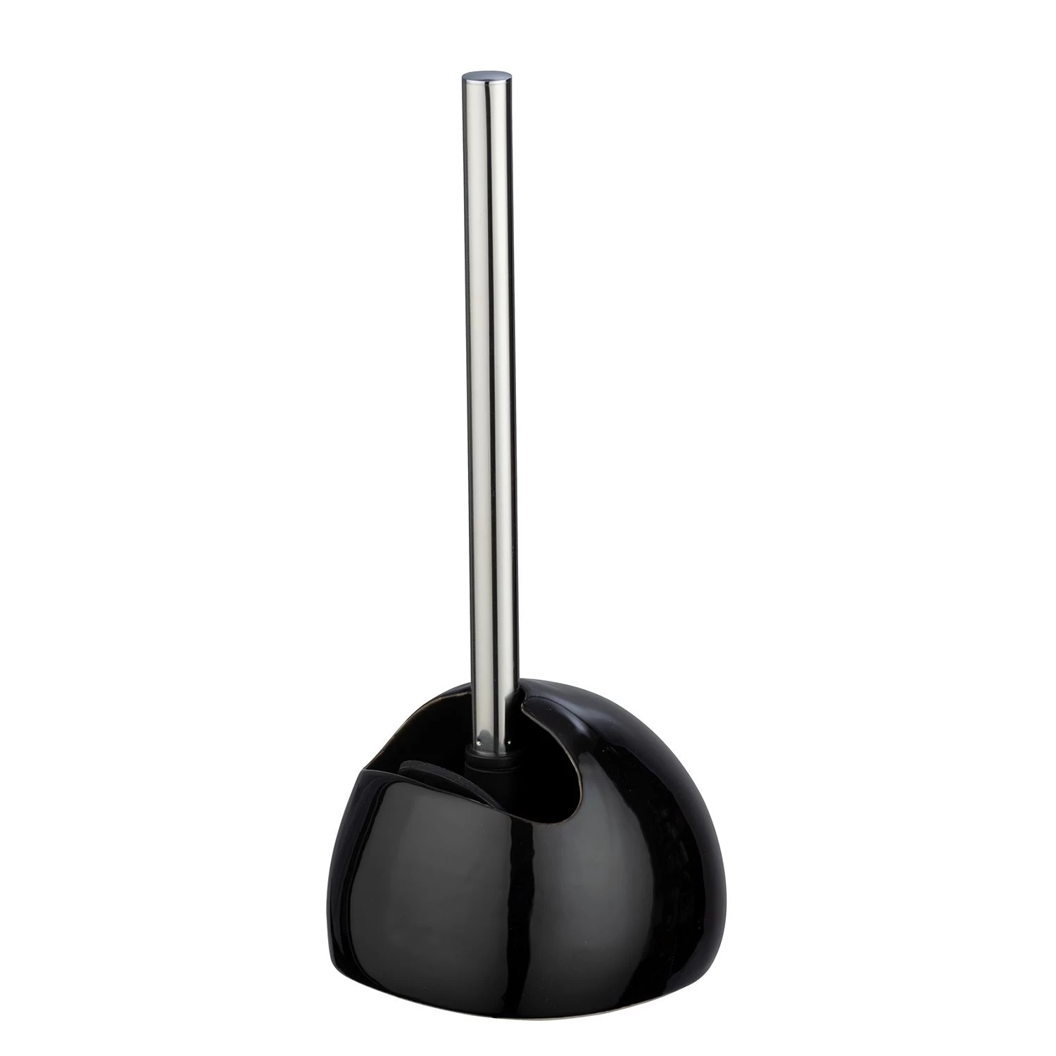 WENKO Brosse WC Rimless Neo - Céramique - Noir 2 WENKO Brosse WC Rimless Neo - Céramique - Noir – Image 2