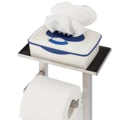 WENKO Brosse WC Debar - Acier inoxydable / Verre - Blanc / Satiné -Accessoires de salle de bain Soldes 1000181515 190716 12365700320 DETAILS P000000001000181515