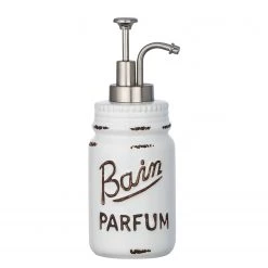 WENKO Distributeur de savon Lavars - Céramique - Crème