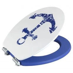 WENKO Siège WC Shore - MDF - Multicolore 5 WENKO Siège WC Shore - MDF - Multicolore -Accessoires de salle de bain Soldes 1000181554 190716 12370100428 DETAILS P000000001000181554