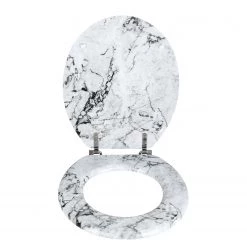 WENKO Siège WC Onyx - Blanc -Accessoires de salle de bain Soldes 1000181559 190716 12370100438 DETAILS P000000001000181559