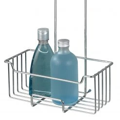 WENKO Mitigeur/ porte-savon de douche Milo - Acier inoxydable - Argenté / Transparent -Accessoires de salle de bain Soldes 1000181560 190716 12370100443 DETAILS P000000001000181560