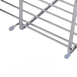 WENKO Mitigeur/ porte-savon de douche Milo - Acier inoxydable - Argenté / Transparent -Accessoires de salle de bain Soldes 1000181560 200519 12510600336 DETAILS P000000001000181560