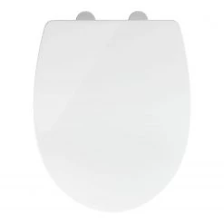 WENKO Siège WC Tilos - Thermoplastique - Blanc