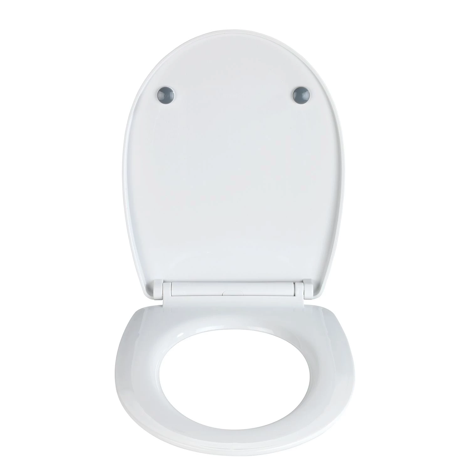 WENKO Siège WC Tilos - Thermoplastique - Blanc 2 WENKO Siège WC Tilos - Thermoplastique - Blanc – Image 2