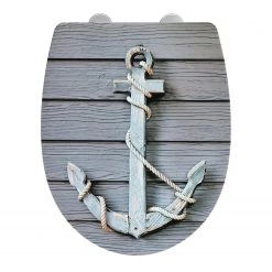 WENKO Siège WC Rope - Thermoplastique - Multicolore