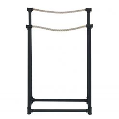 WENKO Porte-serviettes sur pied Osuna - Métal - Noir -Accessoires de salle de bain Soldes 1000181582 190716 12370400496 DETAILS P000000001000181582