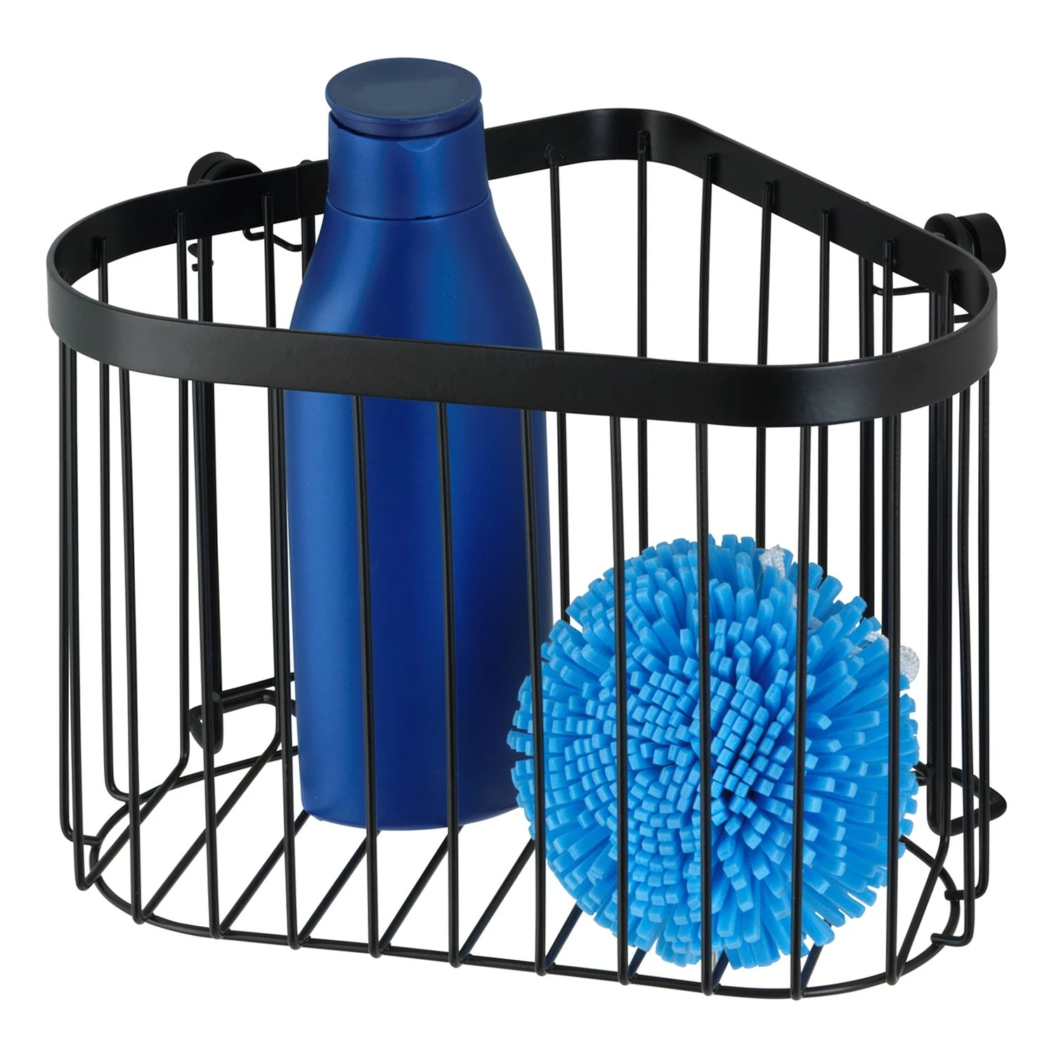 WENKO Porte-savon d’angle Classic Plus I - Acier - Noir 1 WENKO Porte-savon d’angle Classic Plus I - Acier - Noir