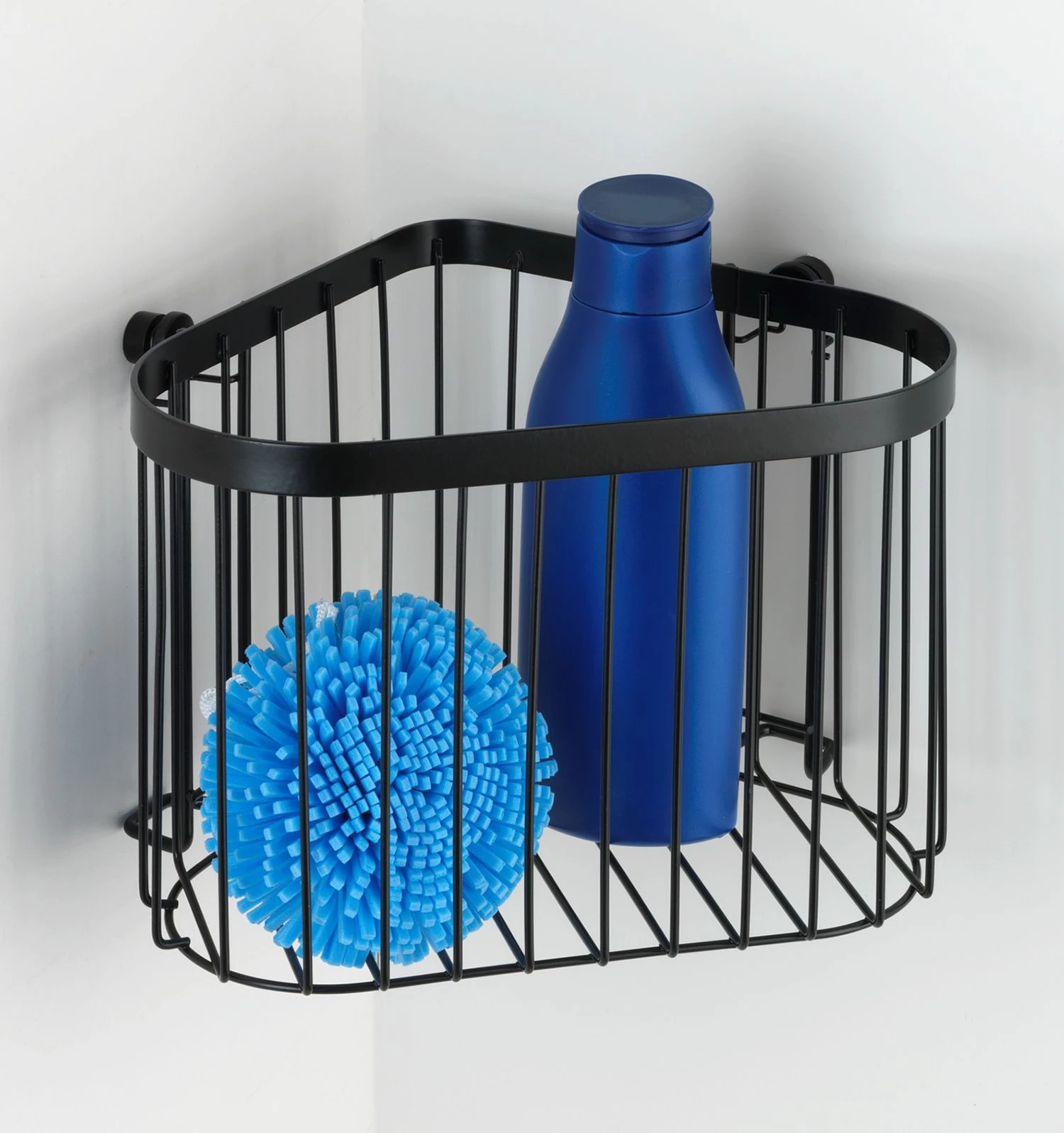 WENKO Porte-savon d’angle Classic Plus I - Acier - Noir 2 WENKO Porte-savon d’angle Classic Plus I - Acier - Noir – Image 2