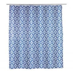 WENKO Rideau de douche Lorca - Polyester - Multicolore