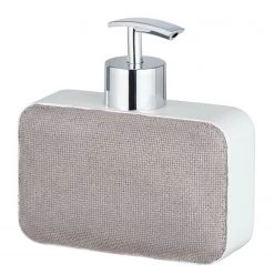 WENKO Distributeur de savon Ambila - Polyrésine - Rose