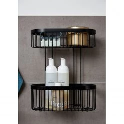 WENKO Porte-savon mural Classic Plus - Acier - Noir -Accessoires de salle de bain Soldes 1000181604 190716 12370500551 MOOD DETAILS P000000001000181604 mood