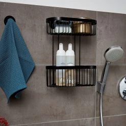 WENKO Porte-savon mural Classic Plus - Acier - Noir -Accessoires de salle de bain Soldes 1000181604 190716 12370500552 MOOD DETAILS P000000001000181604 mood