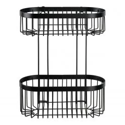 WENKO Porte-savon mural Classic Plus - Acier - Noir -Accessoires de salle de bain Soldes 1000181604 190716 12370600555 DETAILS P000000001000181604