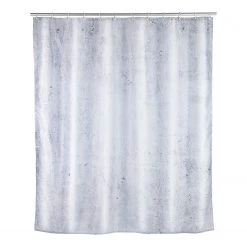 WENKO Rideau de douche Concrete - Polyester - Multicolore