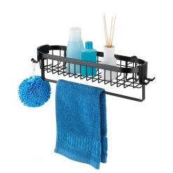 WENKO Porte-savon mural Classic Plus I - Acier - Noir