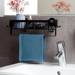 WENKO Porte-savon mural Classic Plus I - Acier - Noir -Accessoires de salle de bain Soldes 1000181618 190716 12370700595 MOOD DETAILS P000000001000181618 mood